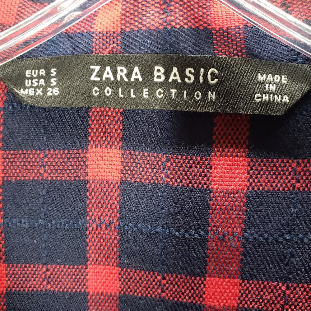 Zara Basic Collection Oversized Embellish Shirt D… - image 8